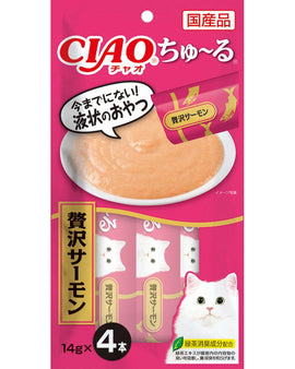 CIAO Churu Cat Treat Deluxe Salmon