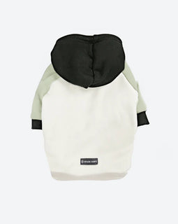 Olive Cream Dog Hoodie - Size S/M