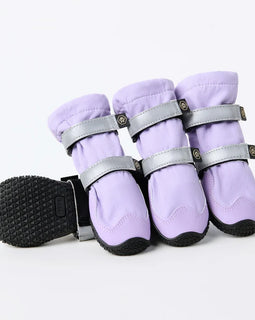 Flex Shell Water-Resistant Dog Boots - Lilac/Size A