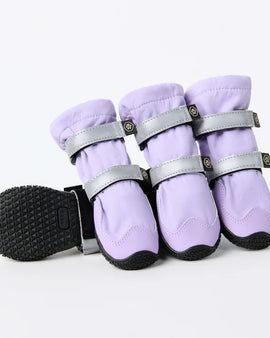 Flex Shell Water-Resistant Dog Boots - Lilac/Size A