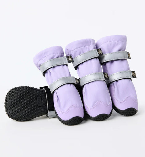 Flex Shell Water-Resistant Dog Boots - Lilac/Size A