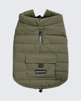 WarmShield Water-Resistant Jacket - Olive/Size M