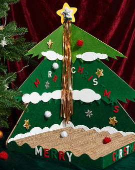 3D Christmas Tree Cat Scratcher